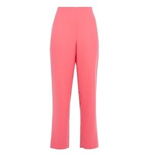 Diane Von Furstenberg Flat Tapered Leg Trouser Blush Pink 12